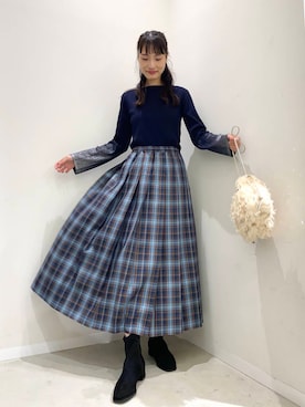 「アーバンリサーチ」｜AI.Uさん（レディース・168cm）の秋コーディネート