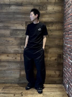 「XLARGE（エクストララージ）のアイテム（パンツ）」を使った、柚木 伊織さん（メンズ・175cm）の春コーディネート