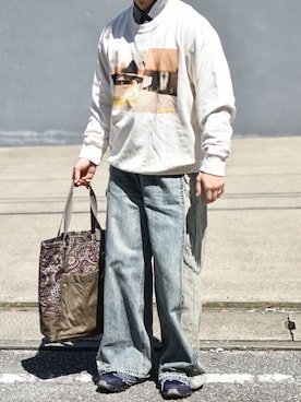 「アイテム（雑誌）」を使った、JUKIYA.さん（メンズ・162cm）の秋コーディネート