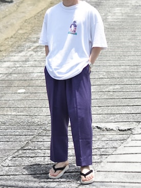 「アイテム（雑誌）」を使った、JUKIYA.さん（メンズ・162cm）の夏コーディネート