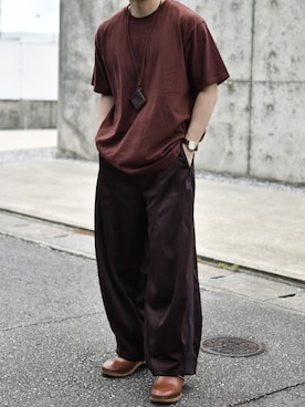 「アイテム（音楽/本・雑誌）」を使った、JUKIYA.さん（メンズ・162cm）の秋コーディネート