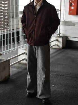 「トレンド秋素材コーデ」｜JUKIYA.さん（メンズ・162cm）の秋コーディネート