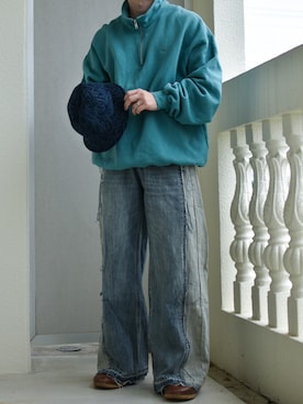 「アイテム（音楽/本・雑誌）」を使った、JUKIYA.さん（メンズ・162cm）の冬コーディネート