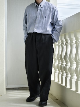 「アイテム（雑誌）」を使った、JUKIYA.さん（メンズ・162cm）の秋コーディネート