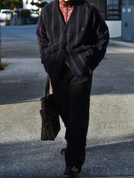 「アイテム（音楽/本・雑誌）」を使った、JUKIYA.さん（メンズ・162cm）の秋コーディネート