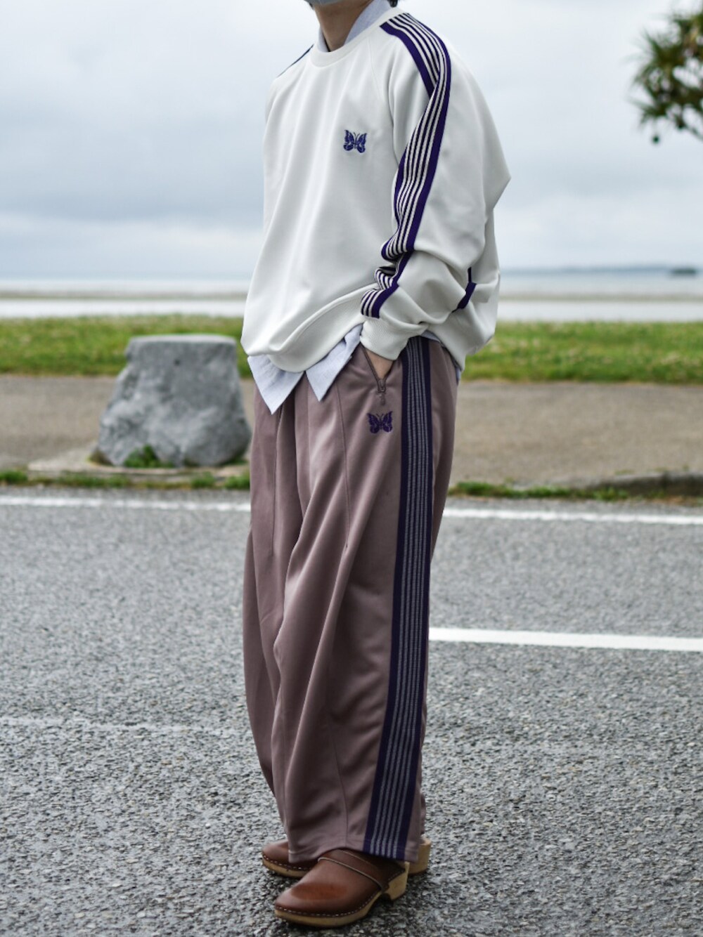 Needles トラック スウェット シャツ 2024AW ヒザデルセット ニードルズ NEEDLES ヒザデル トラック パンツ ジャージ 24AW