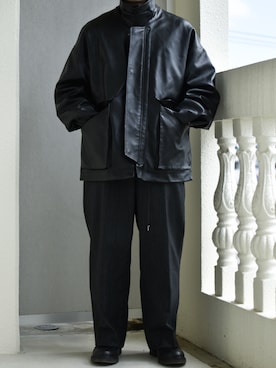 「Hawkins（ホーキンス）のアイテム」を使った、JUKIYA.さん（メンズ・162cm）の冬コーディネート