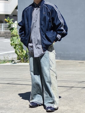 「アイテム（雑誌）」を使った、JUKIYA.さん（メンズ・162cm）の秋コーディネート