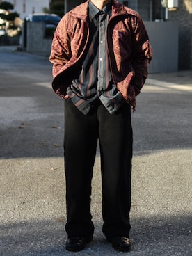 「アイテム（雑誌）」を使った、JUKIYA.さん（メンズ・162cm）の秋コーディネート