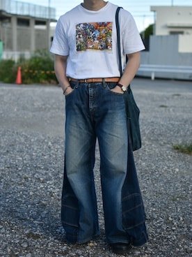 「アイテム（雑誌）」を使った、JUKIYA.さん（メンズ・162cm）の夏コーディネート