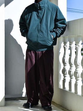 「Needles（ニードルス）のアイテム」を使った、JUKIYA.さん（メンズ・162cm）の冬コーディネート