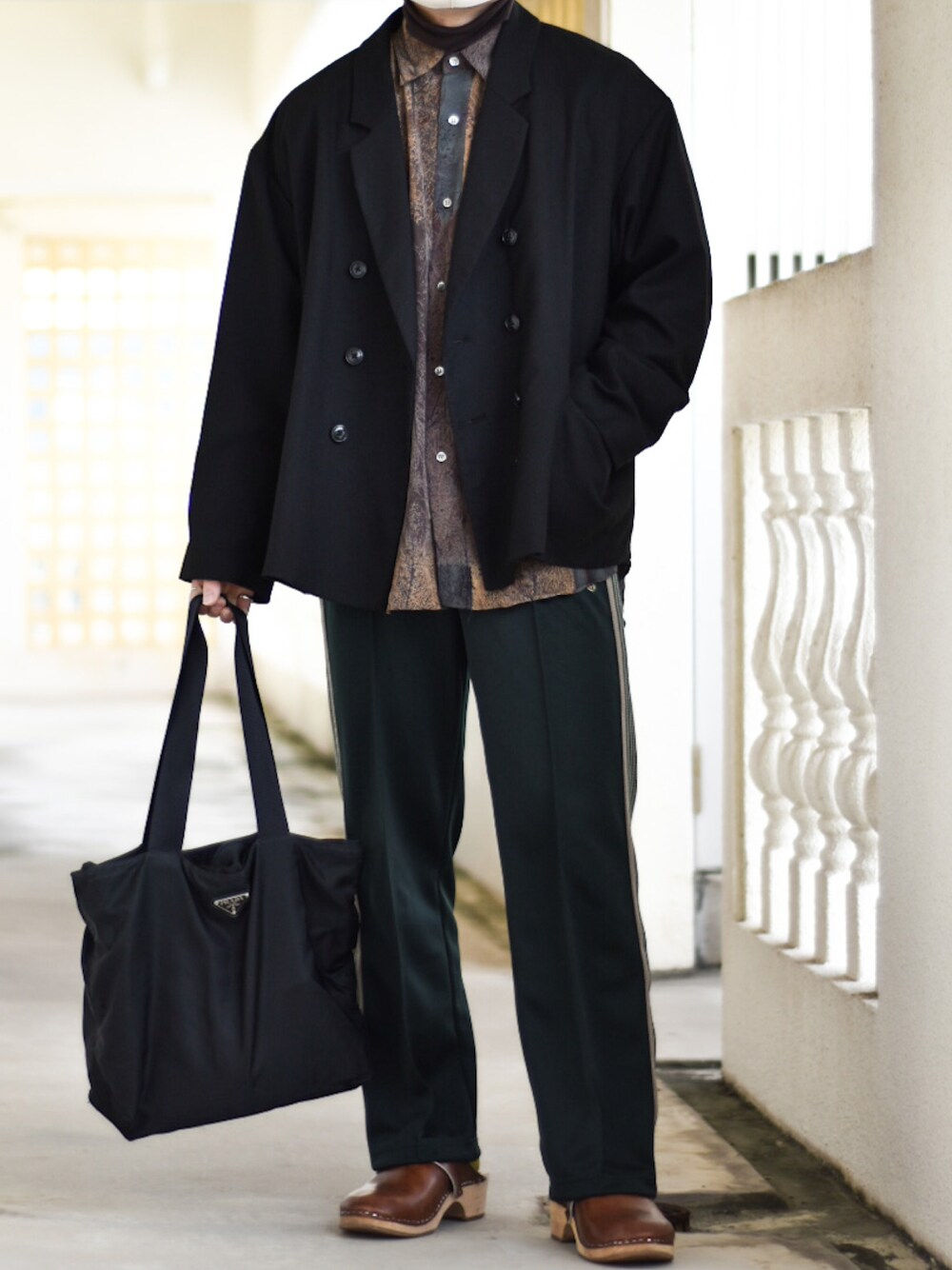 JUKIYA.さんの「Over Double Tailored Jacket/オーバーWテーラードジャケット-セットアップ対応-（CASPER JOHN）」を使ったコーディネート