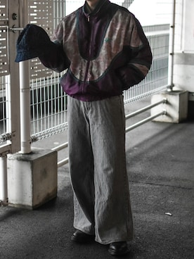 「アイテム（雑誌）」を使った、JUKIYA.さん（メンズ・162cm）の秋コーディネート