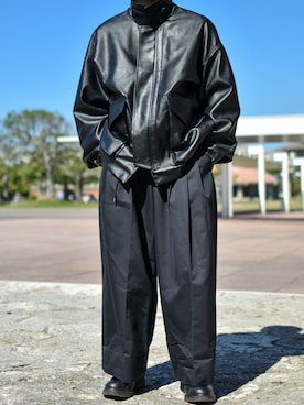 「アイテム（雑誌）」を使った、JUKIYA.さん（メンズ・162cm）の秋コーディネート