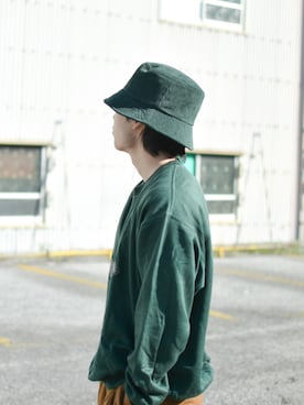 「ハット」｜「アイテム（雑誌）」を使った、JUKIYA.さん（メンズ・162cm）の秋コーディネート