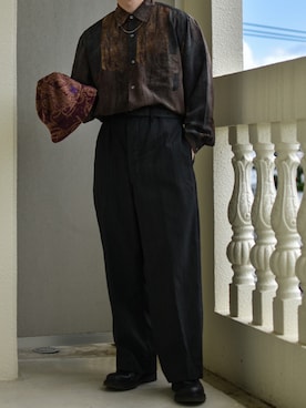 「Hawkins（ホーキンス）のアイテム」を使った、JUKIYA.さん（メンズ・162cm）の春コーディネート