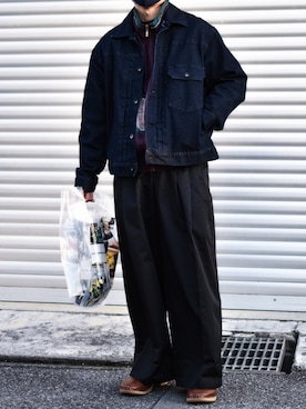 「アイテム（雑誌）」を使った、JUKIYA.さん（メンズ・162cm）の春コーディネート