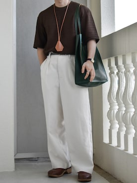 「アイテム（雑誌）」を使った、JUKIYA.さん（メンズ・162cm）の夏コーディネート