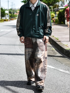 「Hawkins（ホーキンス）のアイテム」を使った、JUKIYA.さん（メンズ・162cm）の春コーディネート