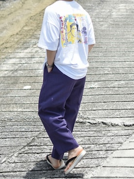 「アイテム（音楽/本・雑誌）」を使った、JUKIYA.さん（メンズ・162cm）の夏コーディネート