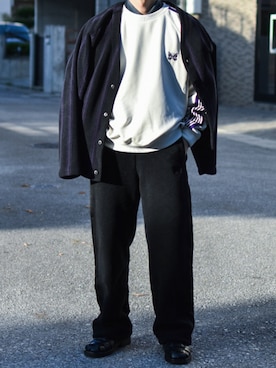 「アイテム（雑誌）」を使った、JUKIYA.さん（メンズ・162cm）の秋コーディネート