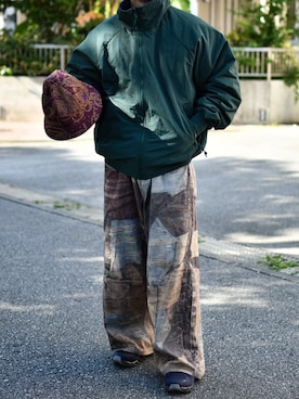 「アイテム（スニーカー）」を使った、JUKIYA.さん（メンズ・162cm）の冬コーディネート