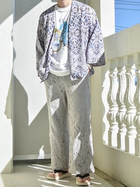 「HARE（ハレ）のアイテム（トップス）」を使った、JUKIYA.さん（メンズ・162cm）の春コーディネート