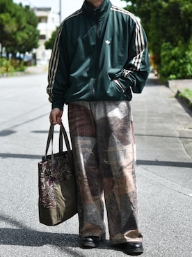 「アイテム（ジャージ）」を使った、JUKIYA.さん（メンズ・162cm）の秋コーディネート