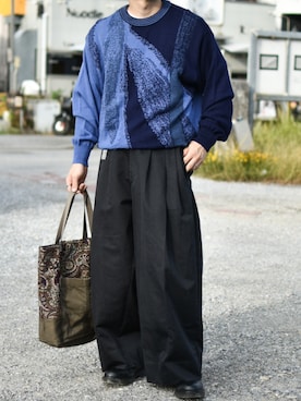 「トレンド秋素材コーデ」｜JUKIYA.さん（メンズ・162cm）の秋コーディネート