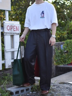 「アイテム（雑誌）」を使った、JUKIYA.さん（メンズ・162cm）の夏コーディネート