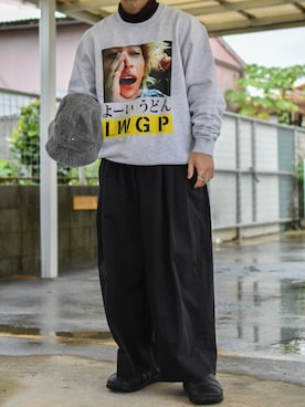 「アイテム（音楽/本・雑誌）」を使った、JUKIYA.さん（メンズ・162cm）の秋コーディネート