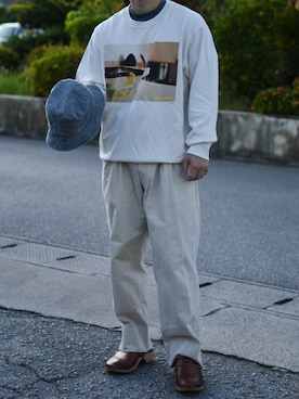 「アイテム（雑誌）」を使った、JUKIYA.さん（メンズ・162cm）の秋コーディネート