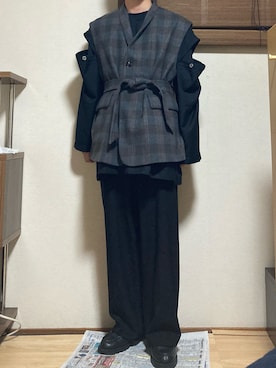 「sunsea」｜「アイテム（ブーツ）」を使った、ゆまさん（メンズ・174cm）の夏コーディネート
