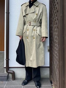 【美品】希少 入手困難 バーバリー ヴィンテージ トレンチコート BURBERRY - 希少 ロング丈 バーバリー ヴィンテージ トレンチ