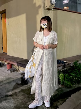 🟣Jocelyn Lin 💐さん（レディース・163cm）の冬コーディネート