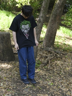 「Lands' End（ランズエンド）のアイテム（パンツ）」を使った、steez【オンライン古着屋】さん（メンズ・176cm）の夏コーディネート