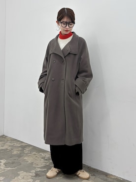 shunaさん（レディース・161cm）の冬コーディネート