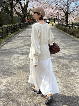 shunaさん（レディース・161cm）の春コーディネート