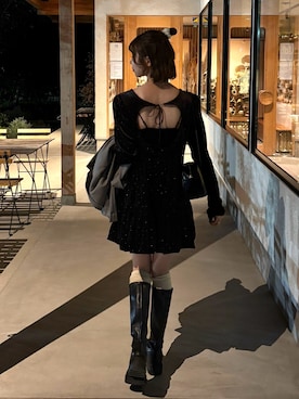 「アイテム（レッグウェア）」を使った、shunaさん（レディース・161cm）の秋コーディネート