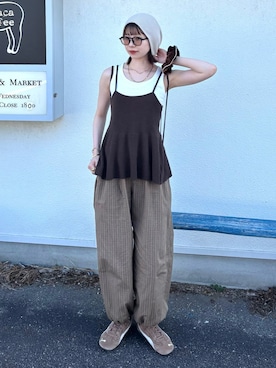 shunaさん（レディース・161cm）の夏コーディネート