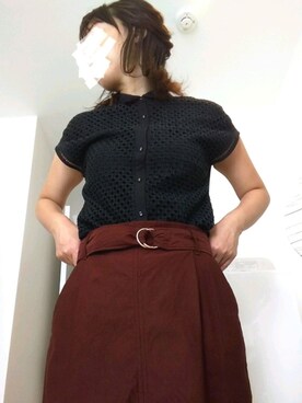 「コックリカラー」｜おぴすさん（レディース・158cm）の夏コーディネート