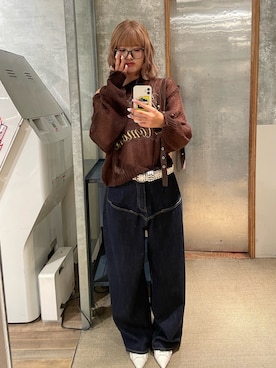 「WHO'S WHO gallery（フーズフーギャラリー）のアイテム（パンプス）」を使った、RIHOさん（レディース・166cm）の秋コーディネート