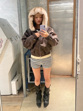 RIHOさん（レディース・166cm）の冬コーディネート