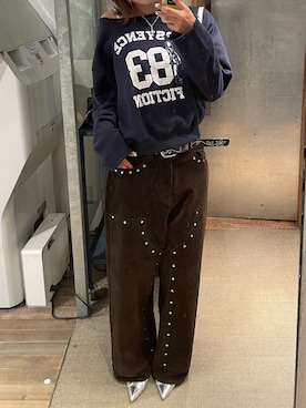 「WHO'S WHO gallery（フーズフーギャラリー）のアイテム（パンプス）」を使った、RIHOさん（レディース・166cm）の秋コーディネート