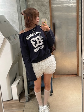 「WHO'S WHO gallery（フーズフーギャラリー）のアイテム（パンプス）」を使った、RIHOさん（レディース・166cm）の秋コーディネート