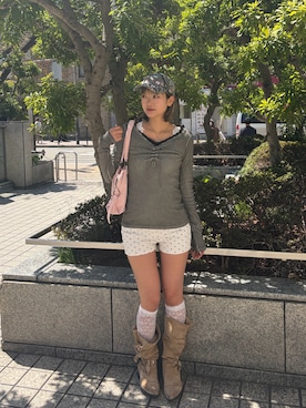 RIHOさん（レディース・166cm）の春コーディネート