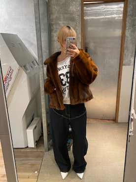 「WHO'S WHO gallery（フーズフーギャラリー）のアイテム（パンプス）」を使った、RIHOさん（レディース・166cm）の秋コーディネート