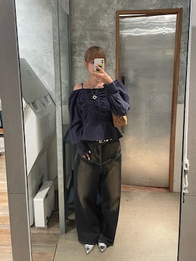 「WHO'S WHO gallery（フーズフーギャラリー）のアイテム（パンプス）」を使った、RIHOさん（レディース・166cm）の秋コーディネート