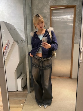 RIHOさん（骨格ナチュラル・レディース・166cm）の冬コーディネート