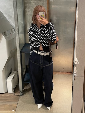 「WHO'S WHO gallery（フーズフーギャラリー）のアイテム（パンプス）」を使った、RIHOさん（レディース・166cm）の秋コーディネート